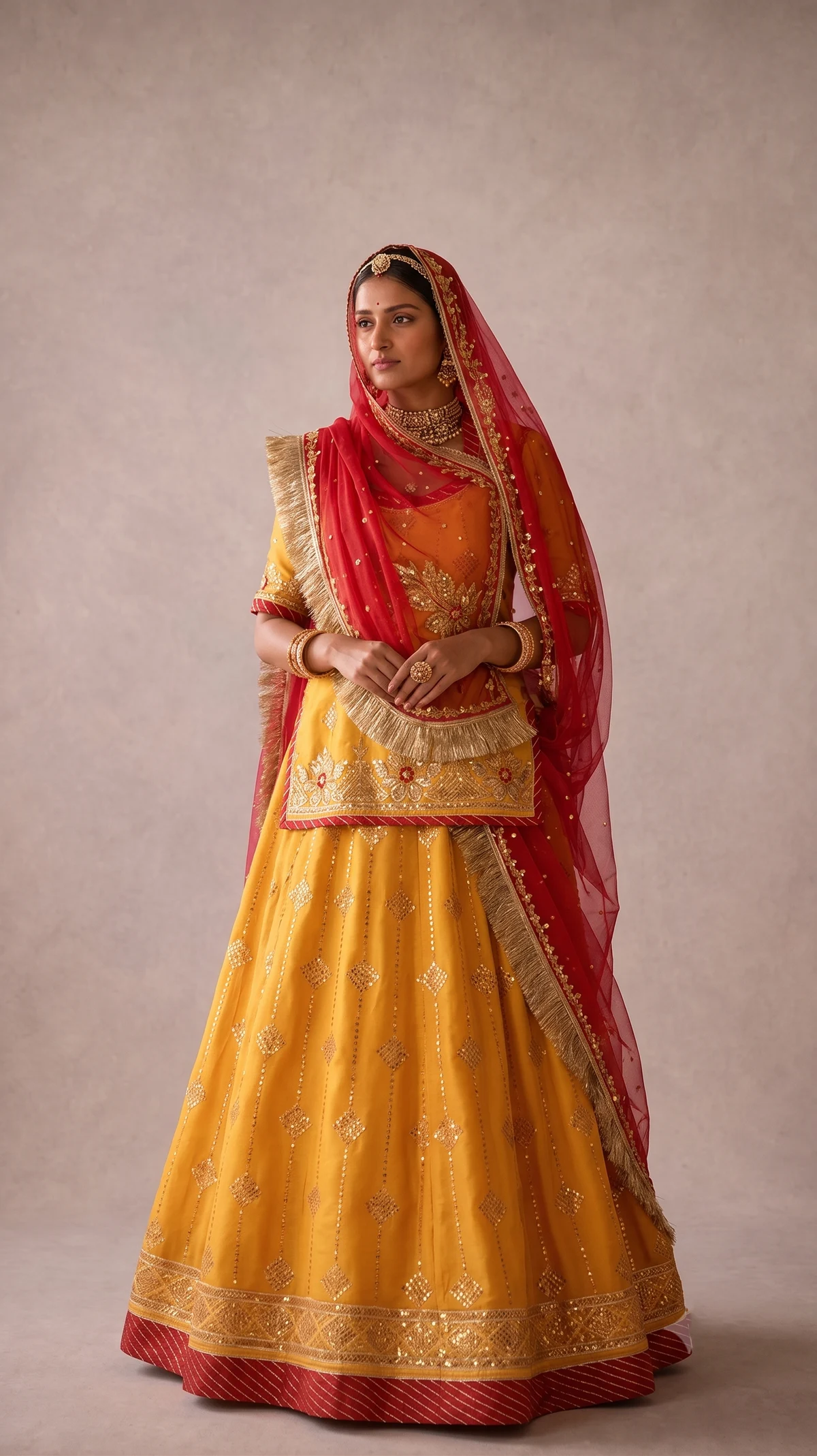 Kesariya-Gulab-Poshak