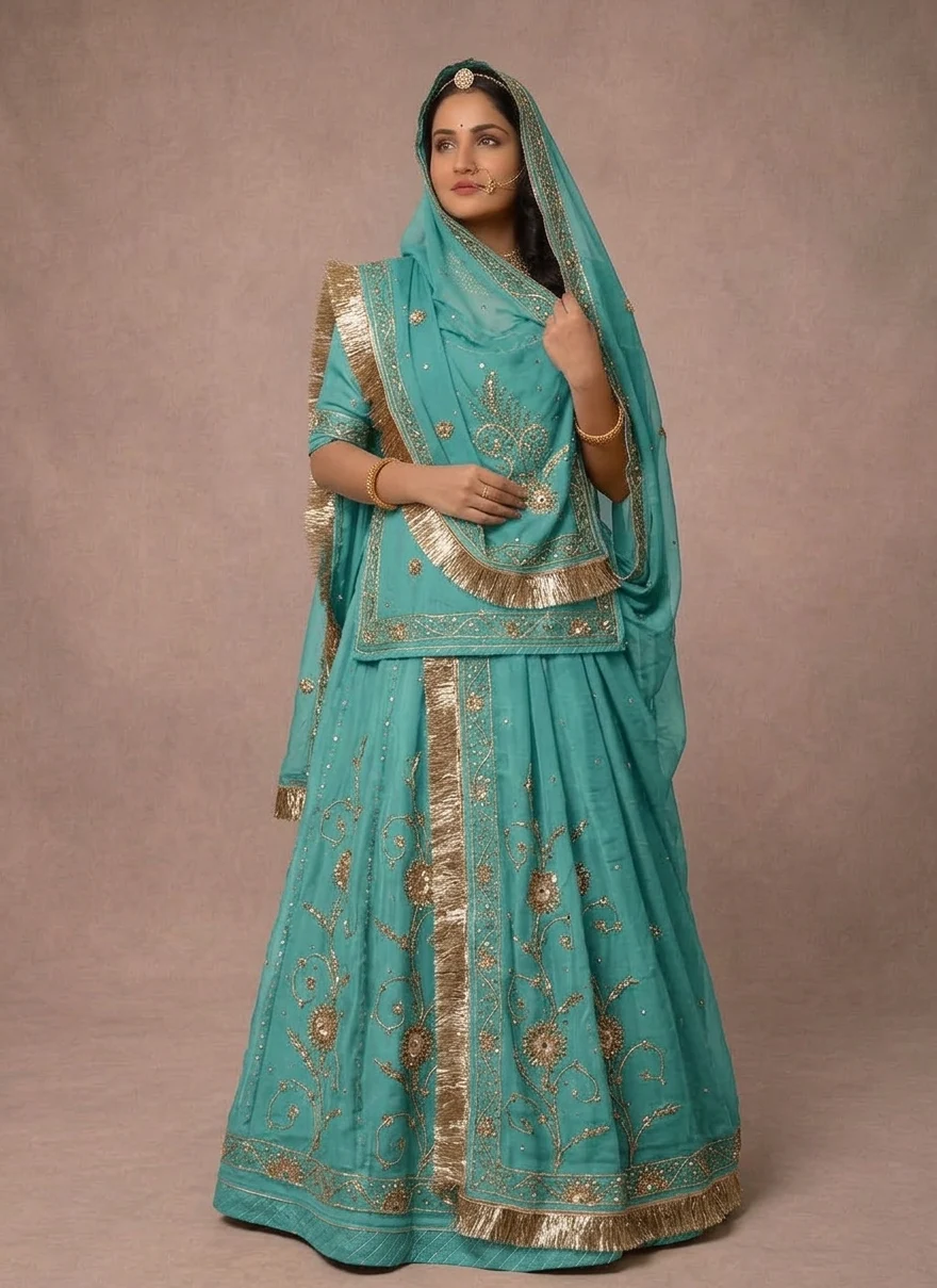Neelam-Turquoise-Poshak