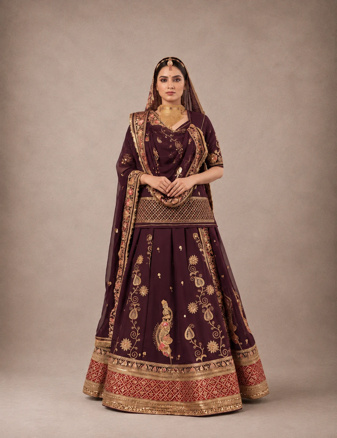 Rajsi-Maroon-Poshak