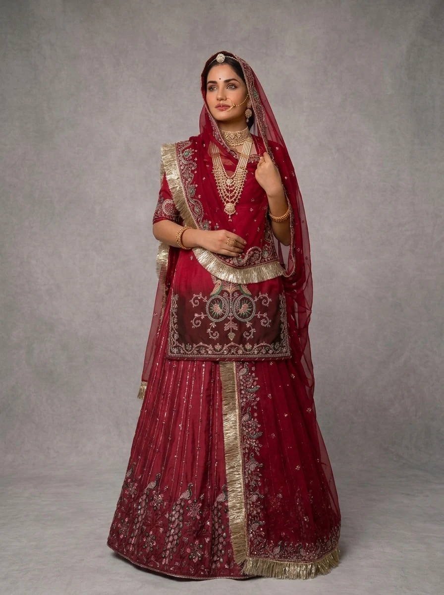 Rani-Crimson-Poshak
