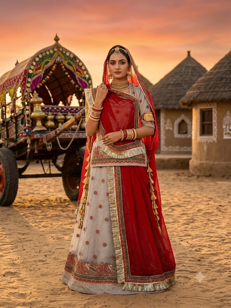Gulnaar Rajsi Semi Stitched Poshak